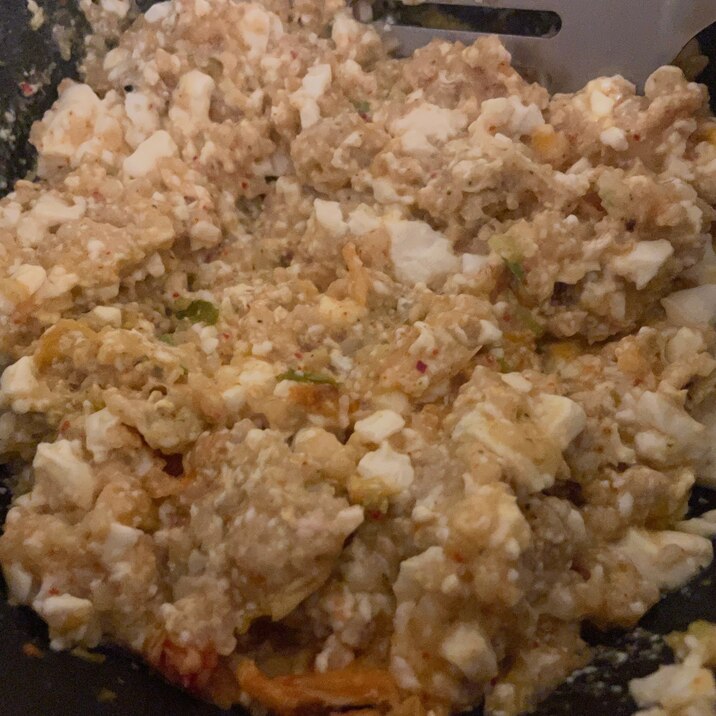 キムチ豆腐と玄米ダイエットご飯